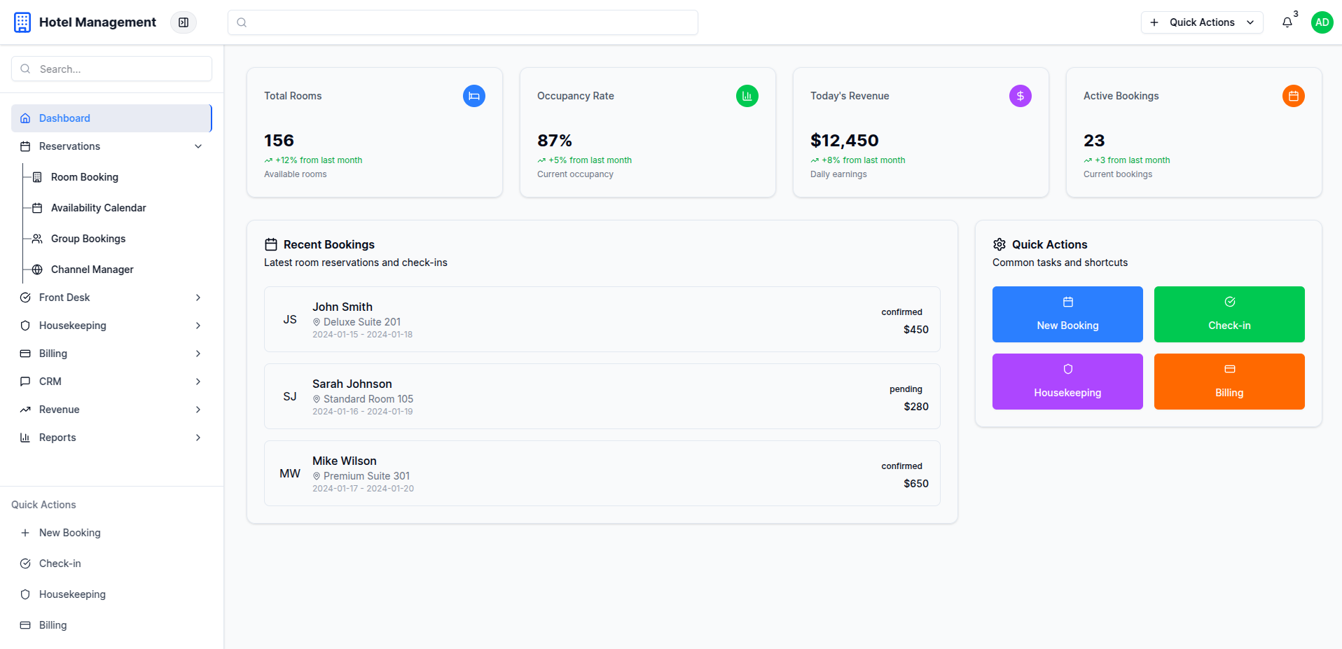 Hotel Management System